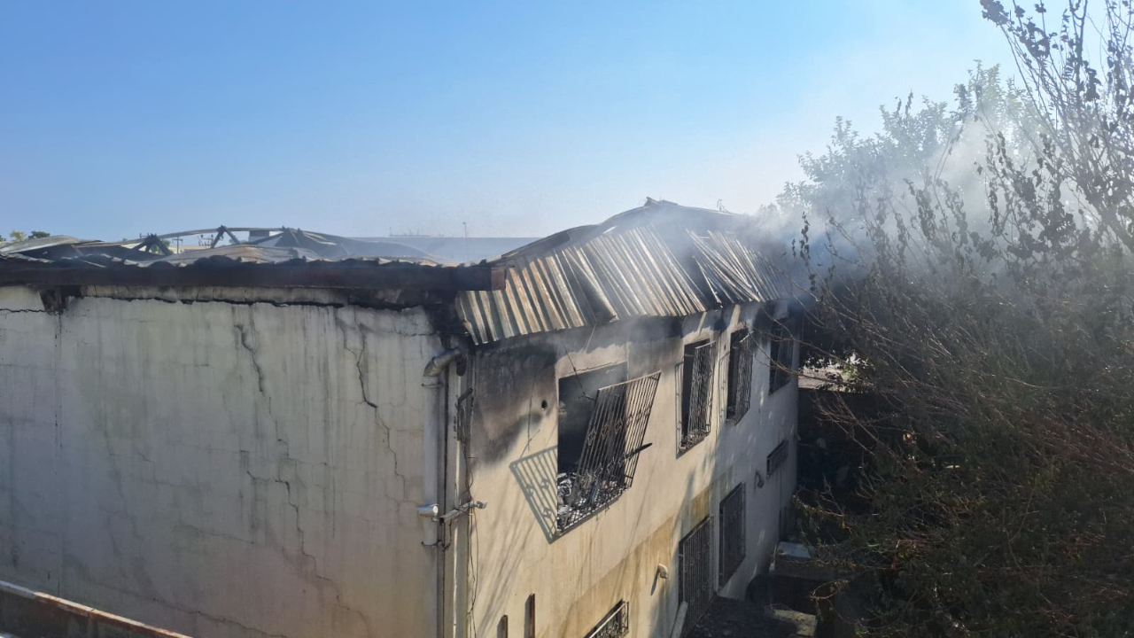 Kepez'de çıkan yangın söndürüldü