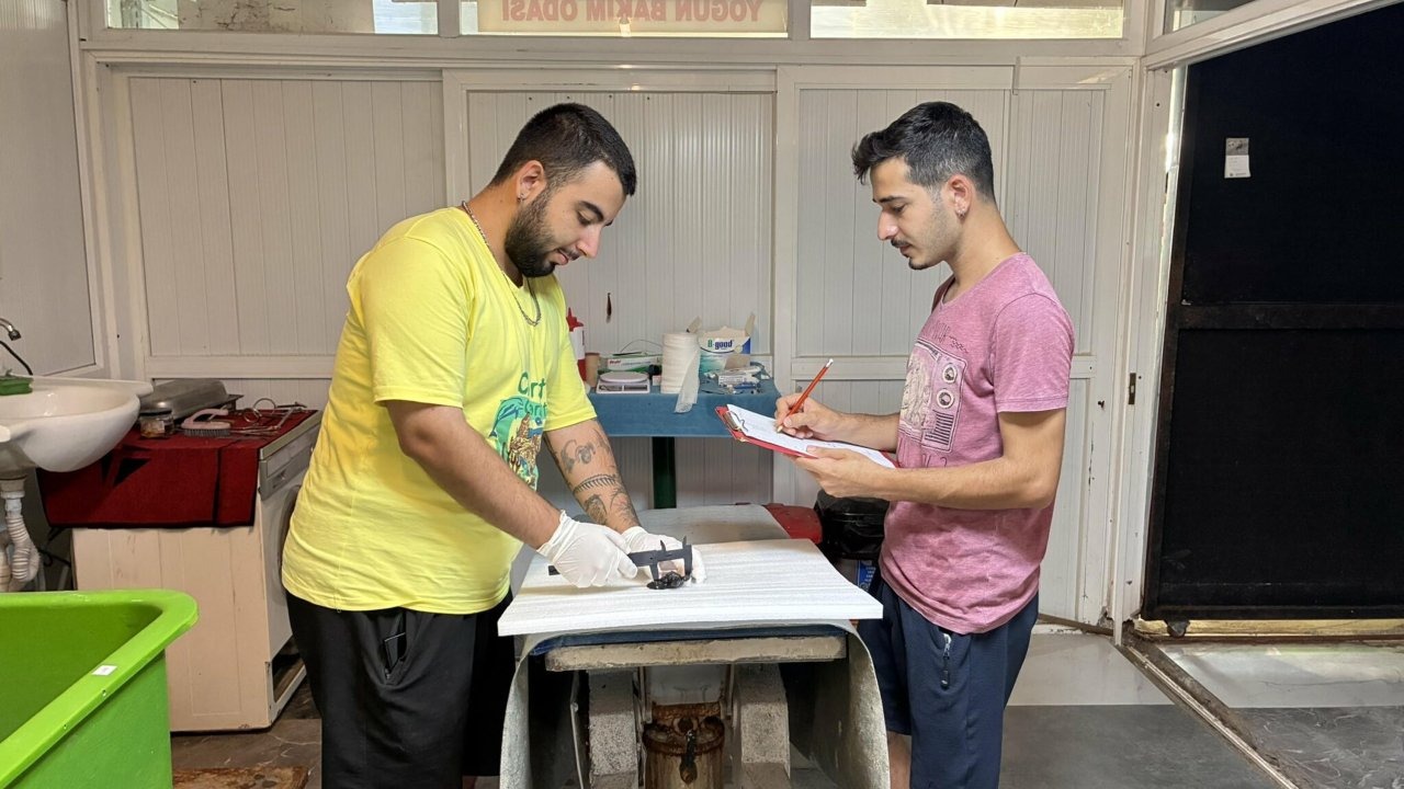 Stajyerler caretta carettaların geleceği için çalışıyor