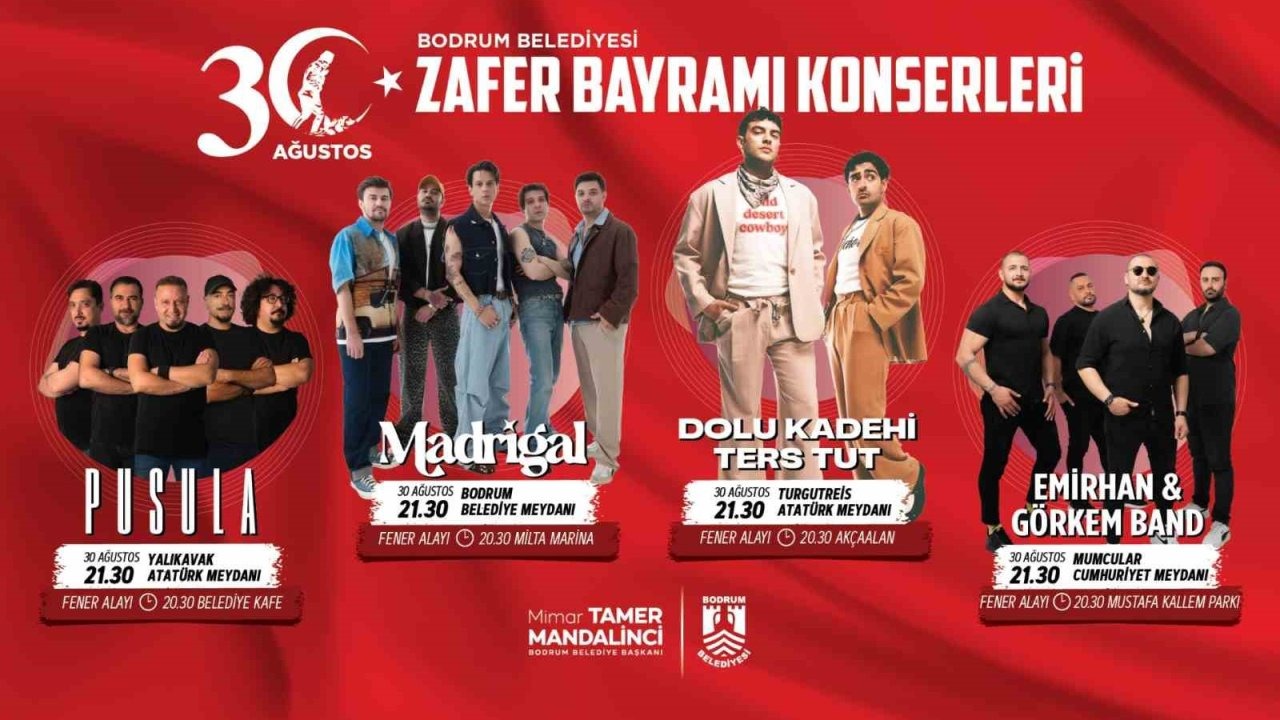 Bodrum, Zafer Bayramı’na hazırlanıyor
