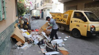 Mersin’de çöp taksiler mobilya atıkları için nöbette