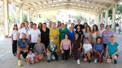 Bodrum’da açık hava spor günü