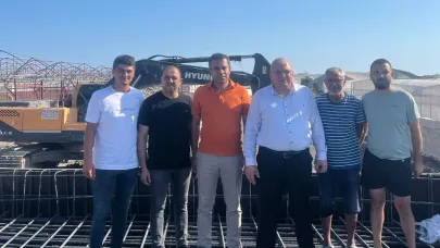 Kumluca Kaymakamı Güneş, Yapraklı deresindeki ıslah çalışmalarını inceledi