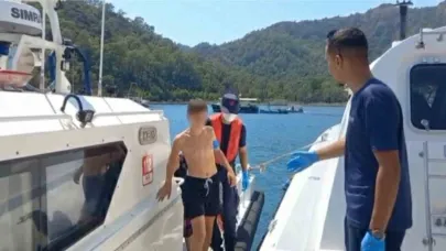 Teknede yaralanan çocuk için tıbbi tahliye
