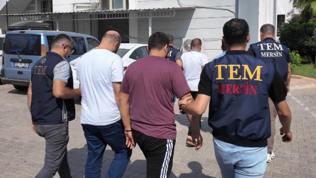 Mersin’de terör örgütü DEAŞ operasyonu: 8 gözaltı