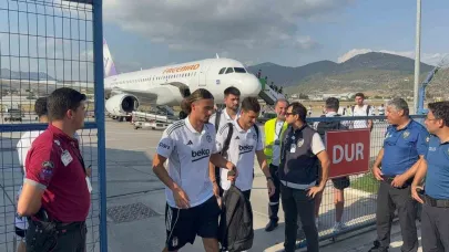 Beşiktaş, Gazipaşa-Alanya Havalimanı’na geldi
