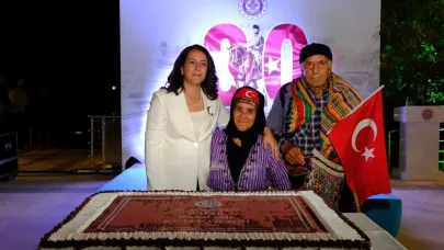 Burdur'da 30 Ağustos kabul töreni