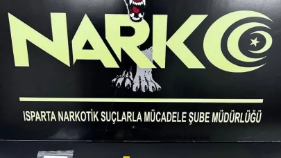 Isparta’da uyuşturucu madde ele geçirildi