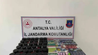 Jandarmadan Manavgat’ta kaçak sigara operasyonu
