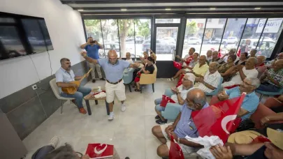 Erdemli Emekli Evi türkülerle şenlendi