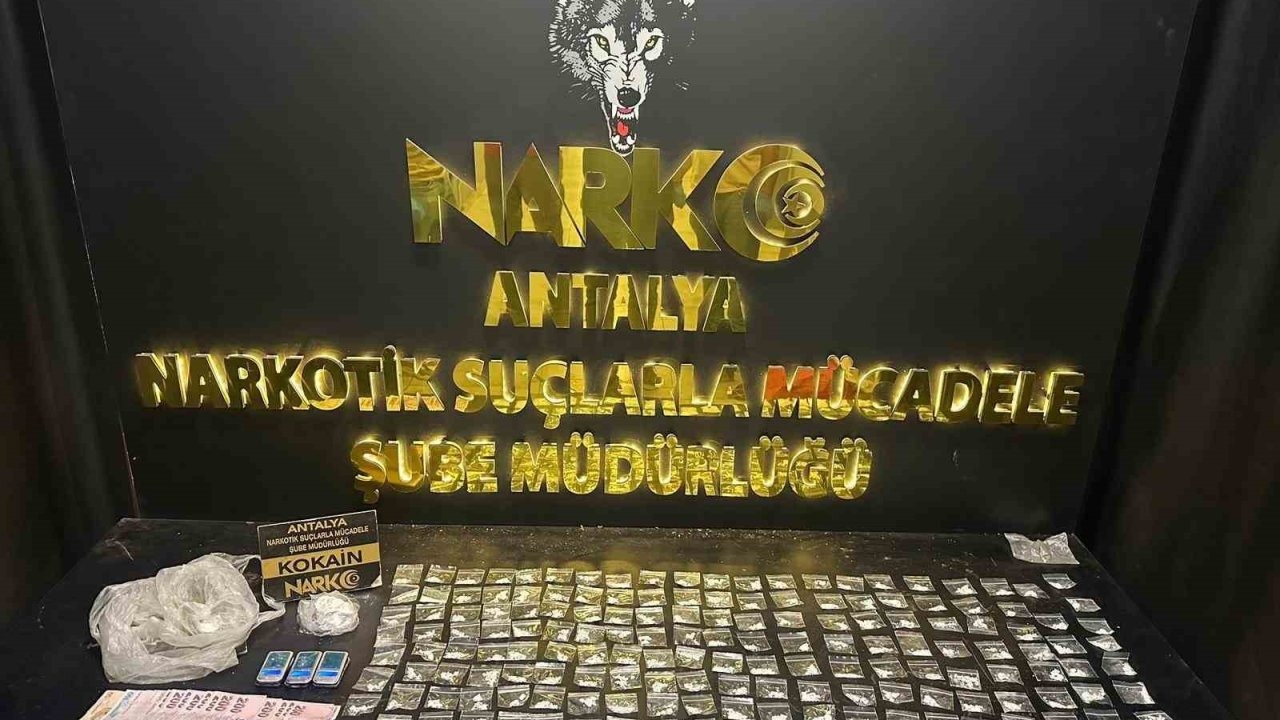 Antalya’da uyuşturucu ticareti operasyonlarında 38 şüpheli yakalandı, 23’ü tutuklandı