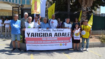 BES Antalya Şubesi: “Yargıda Adalet, Yargı Emekçilerinin Hakları İçin Mücadeleyi Sürdüreceğiz”