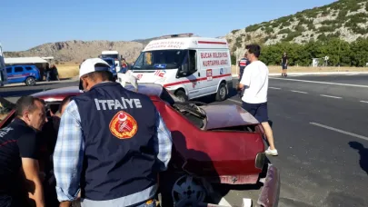 Bucak'ta kaza: 1 yaralı