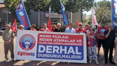 Norm Fazlası Re’sen Atamalar Protesto Edildi: Eğitim-İş Antalya Şubesi'nden Tepki