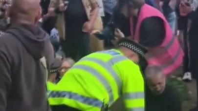 Londra’da Gazze protestosu