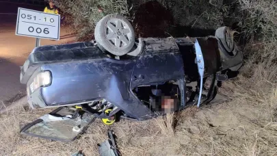 Tarsus’ta trafik kazası:1 ölü, 2 yaralı
