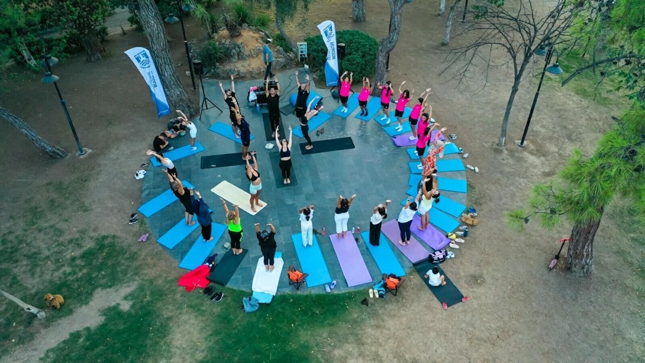 Açık Hava Yoga Günleri Mumcular'da devam etti