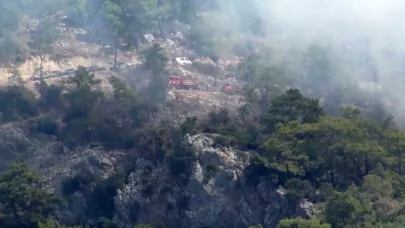Kemer’de ormanlık alanda çıkan yangın büyümeden kontrol altına alındı