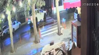 Güvenlik görevlisini görevi başındayken hayattan koparan kazanın görüntüleri ortaya çıktı