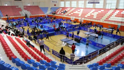 Burdur'da Üniversitelerarası Avrupa Masa Tenisi Şampiyonası