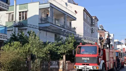Antalya’da daire yangını yaşlı kadını endişelendirdi