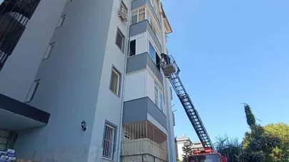 Evin mutfağında çıkan yangın söndürüldü
