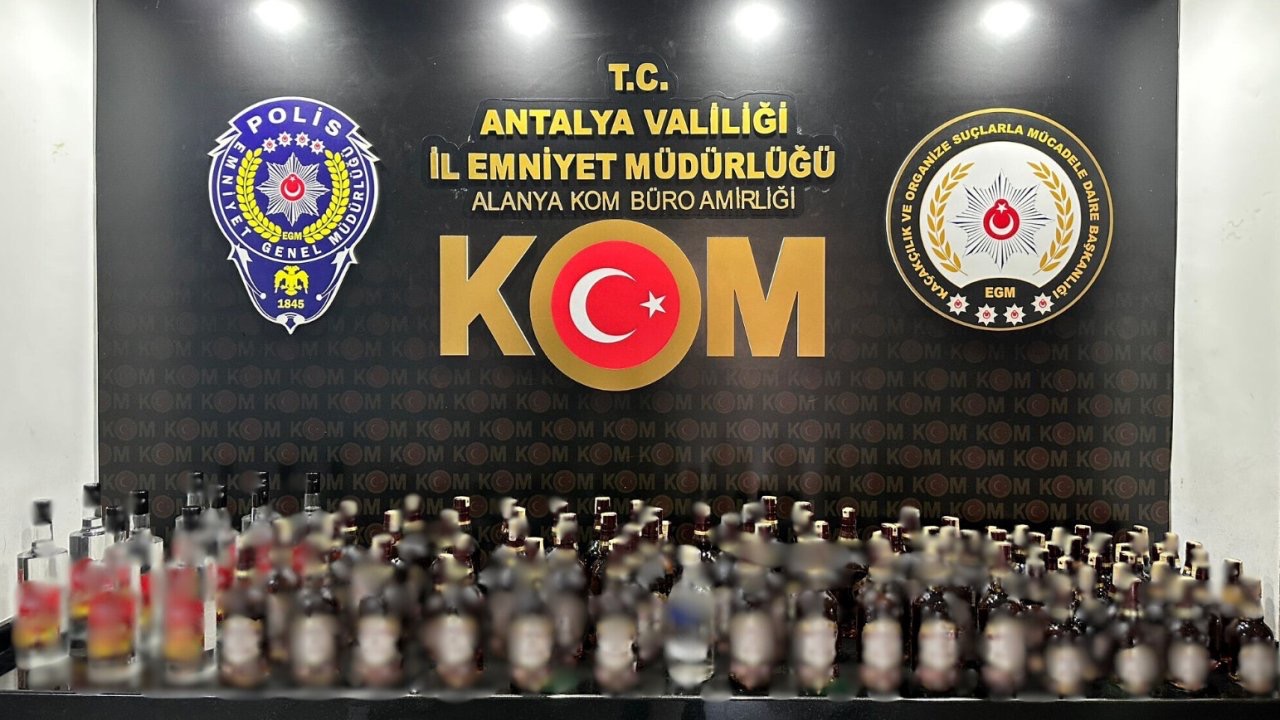 Antalya'da kaçakçılık operasyonu