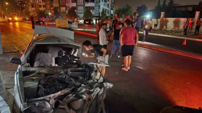 Mersin’de feci kaza: 1 ölü, 8 yaralı