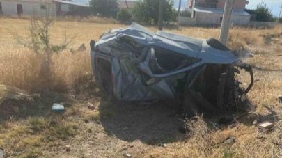 Kontrolden çıkan otomobil şarampole yuvarlandı: 1 ölü