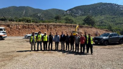 Milletvekili Atay Uslu, Elmalı-Finike yol çalışmalarını inceledi