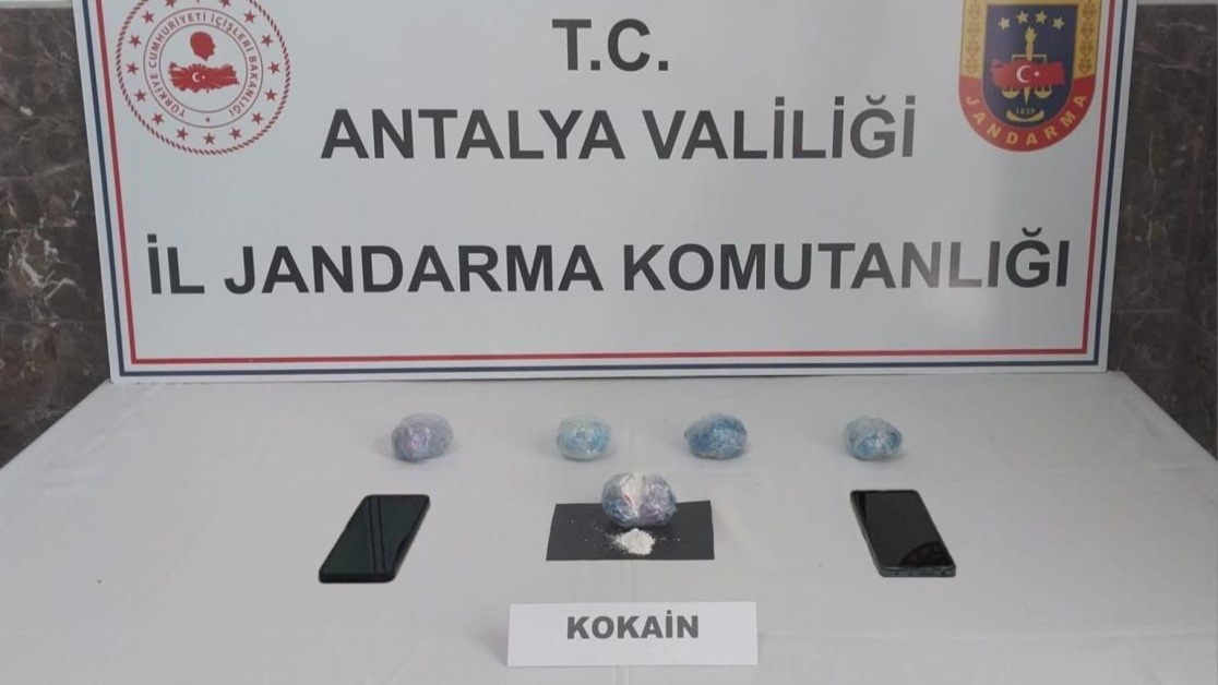 Alanya’da yarım kilo kokain ele geçirildi