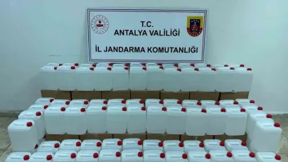 500 litre kaçak alkol ele geçirildi