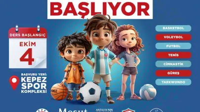 Kepez’in Kış Spor Okulları başlıyor