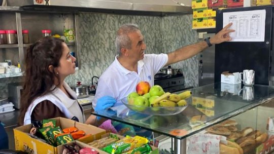 Zabıtadan okul kantinlerinde denetim