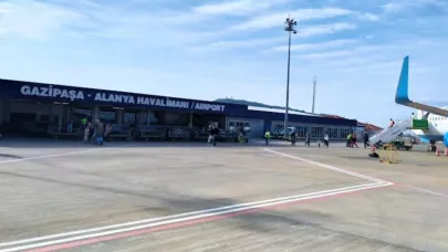 Gazipaşa-Alanya Havalimanı’nda rüzgar nedeniyle bazı uçuşlar iptal edildi