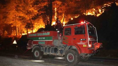 Köyceğiz yangınında 21 saat geride kaldı