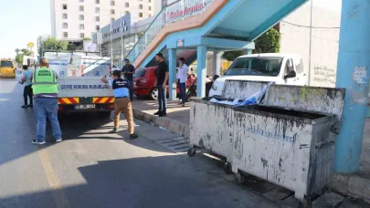 Akdeniz’de yeni çöp konteynerleri cadde ve sokaklara yerleştiriliyor