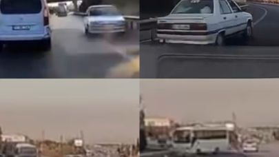 Trafik canavarı yakalandı, ehliyetine el konuldu