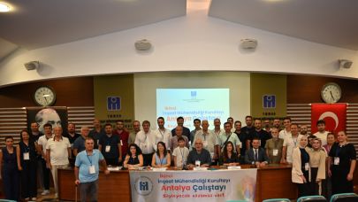 İnşaat Mühendisliği Kurultayı Antalya Çalıştayı gerçekleştirildi