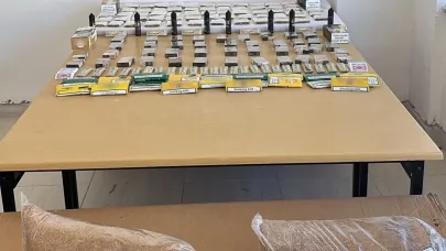 Uyuşturucu ve kaçak tütünler ele geçirilen şüpheli tutuklandı