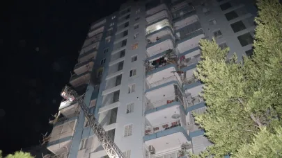 Ocakta unutulan yemek yangına yol açtı