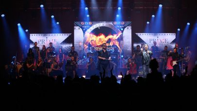 Ukraynalı müzik grubu "Prime Orchestra" Antalya'da konser verdi