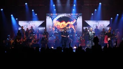 Ukraynalı müzik grubu "Prime Orchestra" Antalya'da konser verdi
