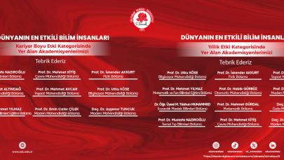 SDÜ'den 13 akademisyen "Dünyanın En Etkili Bilim İnsanları" listesinde