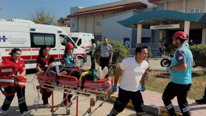Fethiye Devlet Hastanesi'nde tatbikat