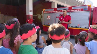 Minikler yangın güvenliğiyle ilgili bilinçlendi