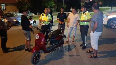 Manavgat’ta mahalle sakinlerine uykuyu zehir eden motosikletlilere gece baskını