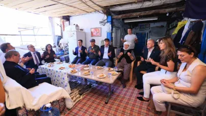 Vali Akbıyık ve Başkanlar, Şehit Ailesini ziyaret etti