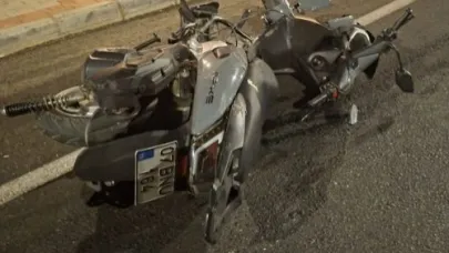 Alanya'da otomobilin çarptığı motosikletli öldü
