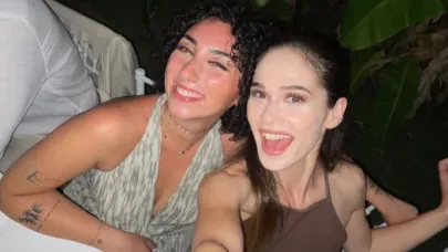 Oyuncu Burcu Söyler, Antalya’da Eda ve Okan Erman çiftinin düğününe katıldı