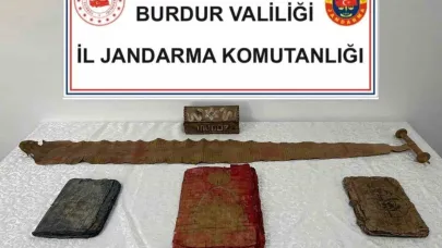 Burdur’da tarih eser operasyonu
